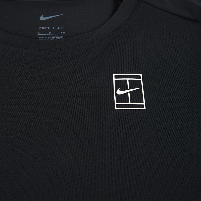 Pánske tenisové tričko Nike Court Dri-Fit Advantage black / white 9