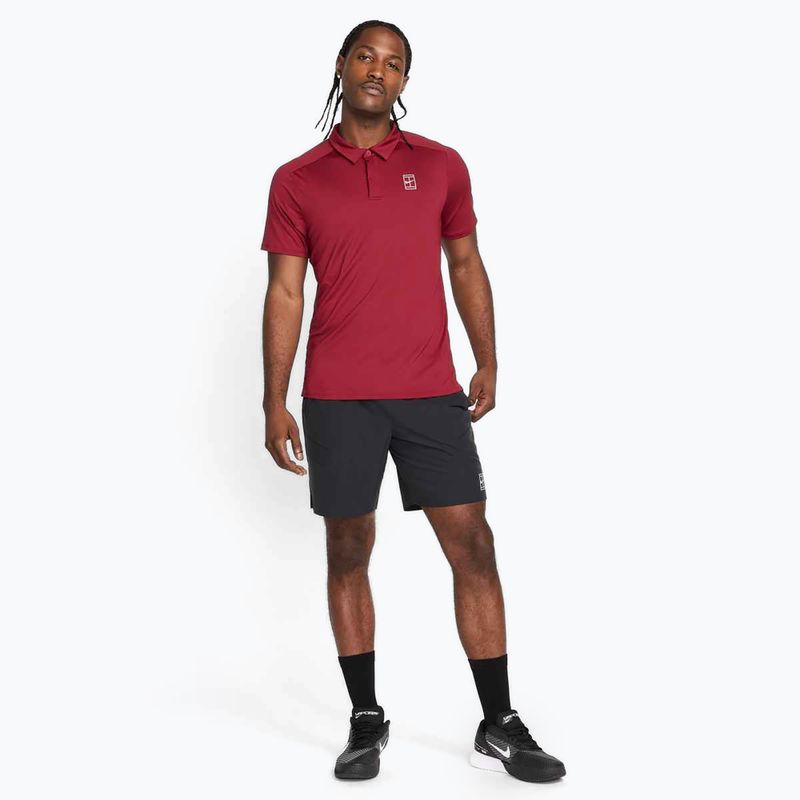 Pánske tenisové šortky Nike Court Dri-Fit Advantage 8" čierne/biele 2