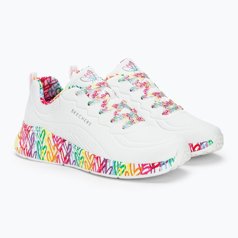 Dámska obuv SKECHERS Uno Lite Exuberant Hearts white/multi 5