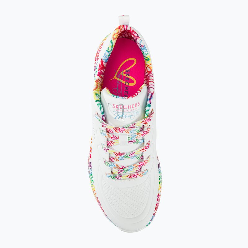 Dámska obuv SKECHERS Uno Lite Exuberant Hearts white/multi 7