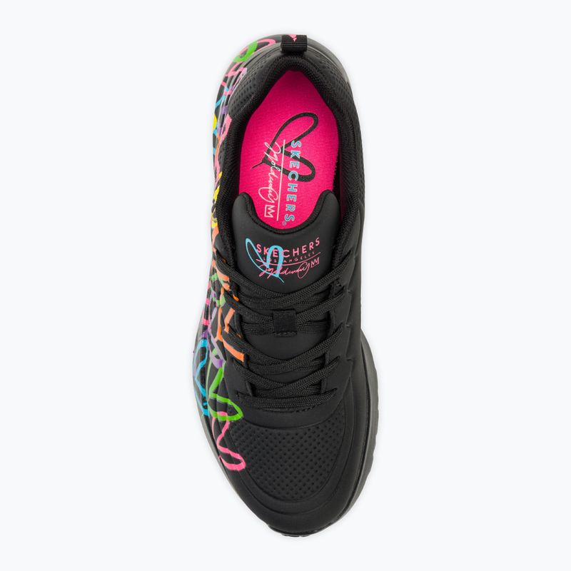 Dámske topánky SKECHERS Uno Lite Heart Of Hearts black/multi 5
