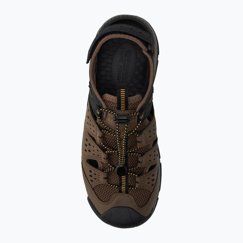 Pánske sandále SKECHERS Tresmen Menard brown 5