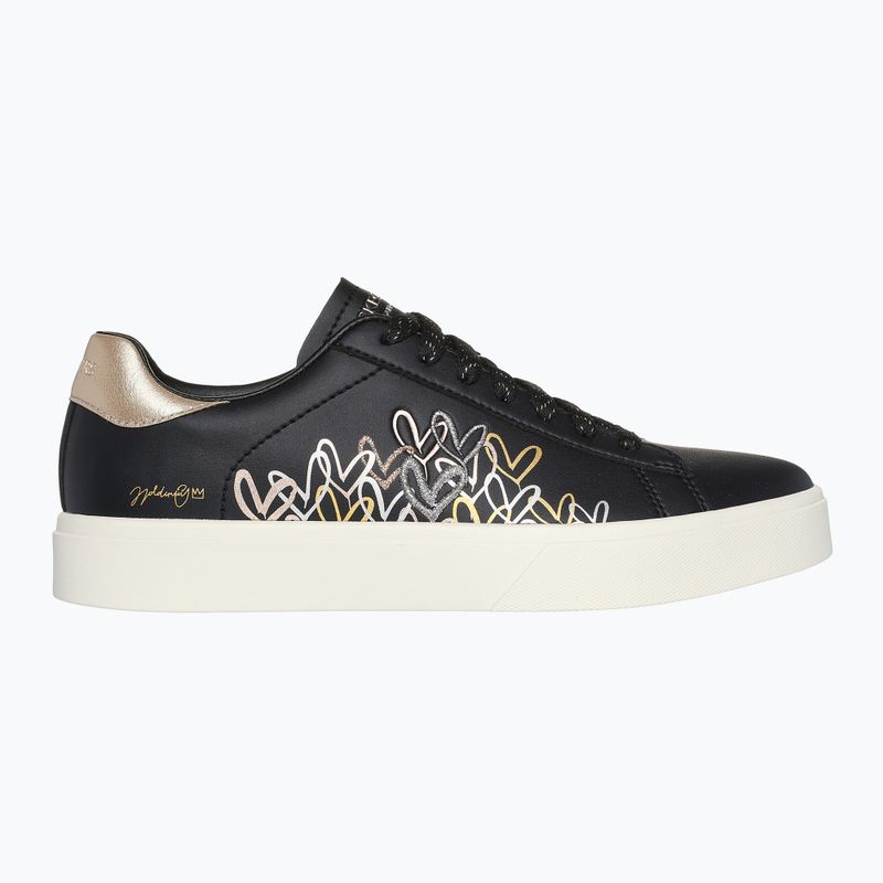 Dámske topánky SKECHERS JGoldcrown Eden LX Gleaming Hearts black/mulitcolor 2