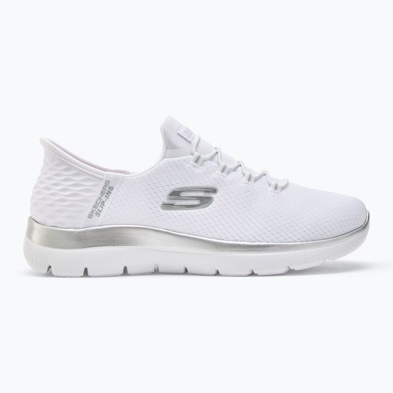Dámska obuv SKECHERS Summits Diamond Dream white/silver 2