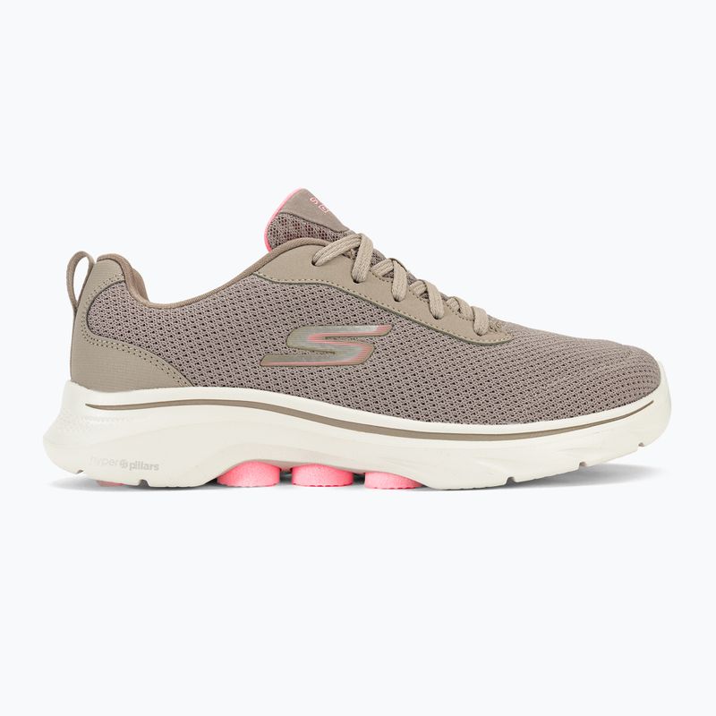 Dámske topánky SKECHERS Go Walk 7 Clear Path taupe/pink 2
