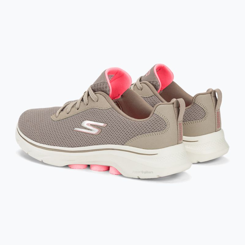 Dámske topánky SKECHERS Go Walk 7 Clear Path taupe/pink 3