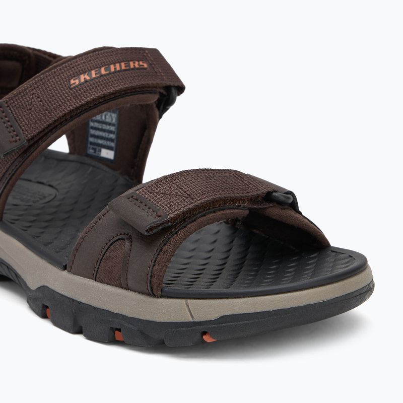 Pánske sandále SKECHERS Tresmen Ryer chocolate 7