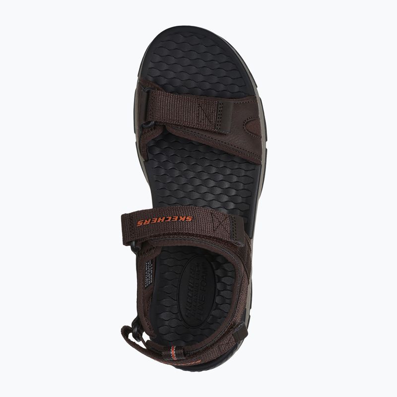 Pánske sandále SKECHERS Tresmen Ryer chocolate 4