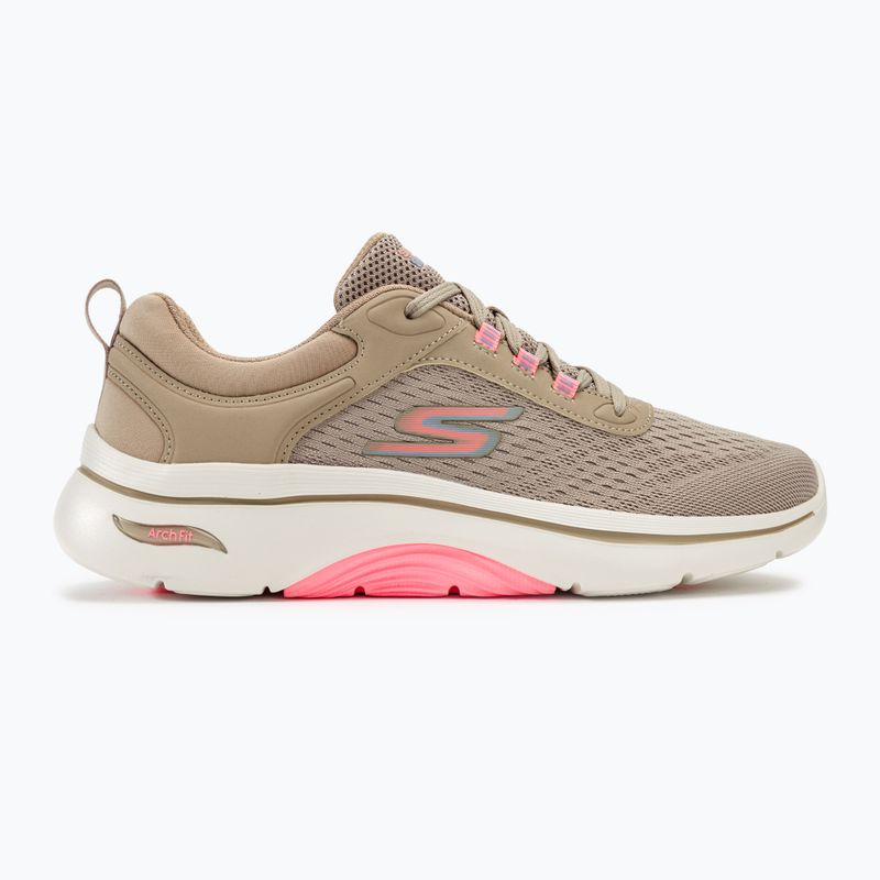 Dámske topánky SKECHERS Go Walk Arch Fit 2.0 Balin taupe/multi 2