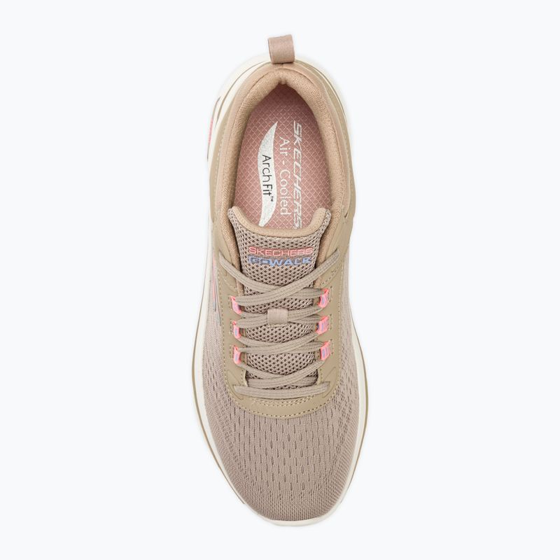 Dámske topánky SKECHERS Go Walk Arch Fit 2.0 Balin taupe/multi 5