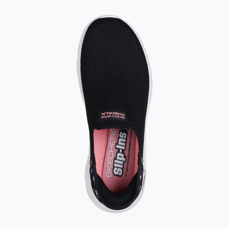 Dámska obuv SKECHERS Go Walk Flex Sunset Rose black 6