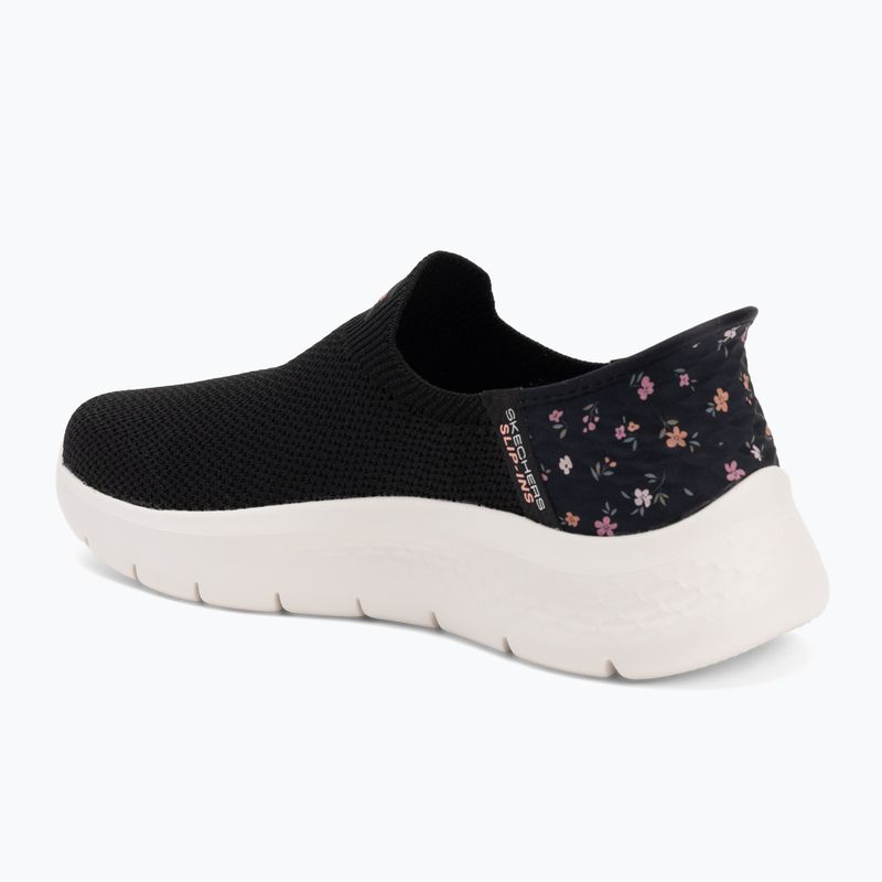 Dámska obuv SKECHERS Go Walk Flex Sunset Rose black 3