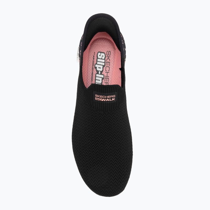 Dámska obuv SKECHERS Go Walk Flex Sunset Rose black 5