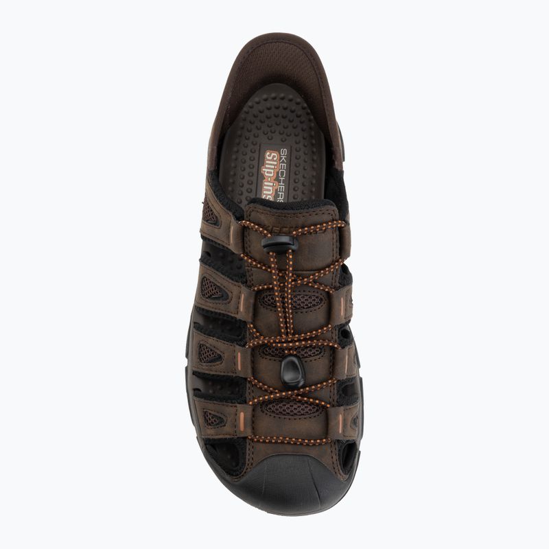 Pánske sandále SKECHERS Tresmen Norvick brown 5