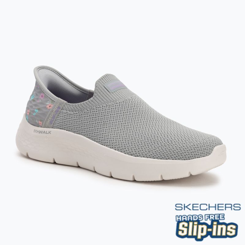 Dámske topánky SKECHERS Go Walk Flex Sunset Rose gray/lavender