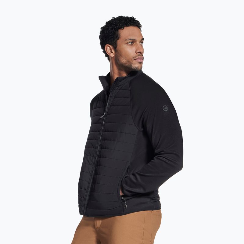 Pánska hybridná bunda SKECHERS The Hoodless Hybrid black 3