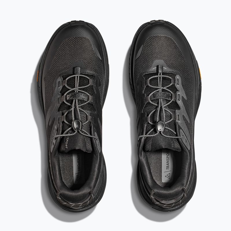 Pánska bežecká obuv HOKA Transport GTX black/black 15