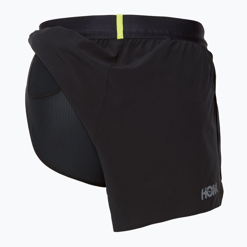 Pánske bežecké šortky HOKA Race Day Split black 4