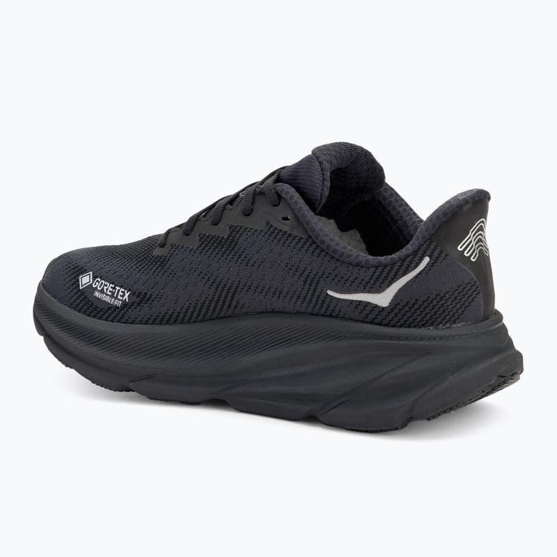 Pánska bežecká obuv HOKA Clifton 9 GTX black/black 3