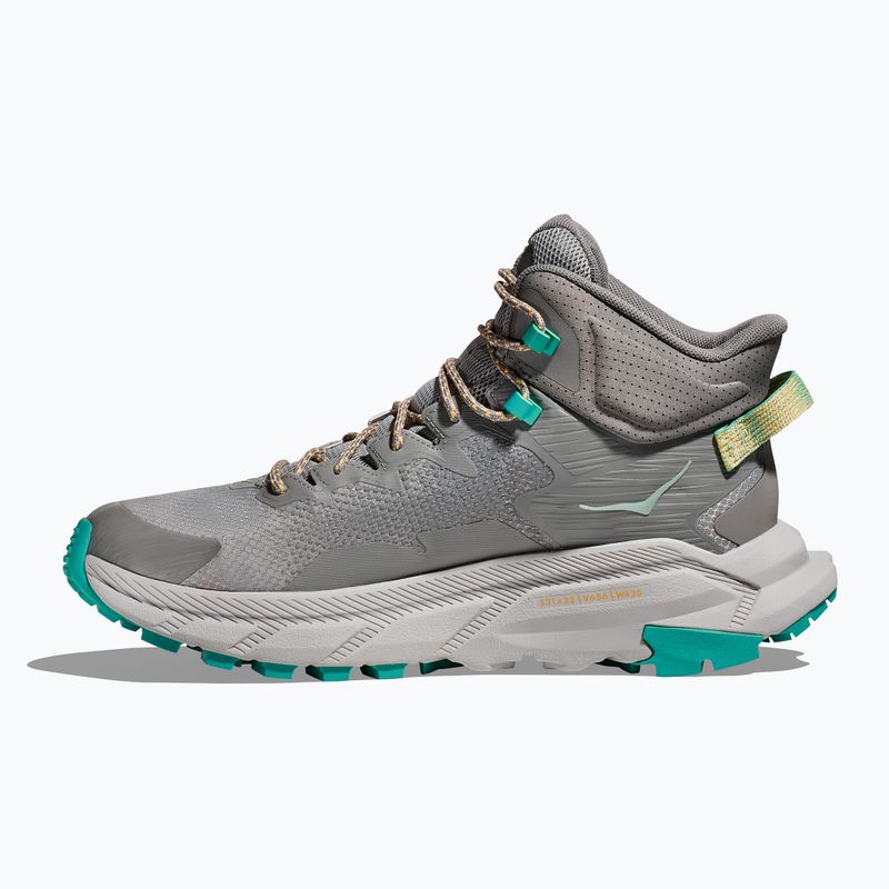 Pánska turistická obuv HOKA Trail Code GTX galactic grey/electric aqua 11