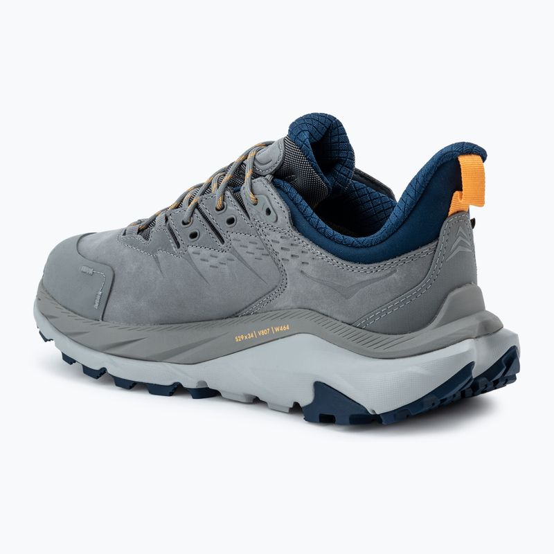 Pánska turistická obuv HOKA Kaha 2 Low GTX galactic grey/stardust 3