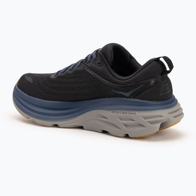 Pánske bežecké topánky  HOKA Bondi 8 black/ironore 3