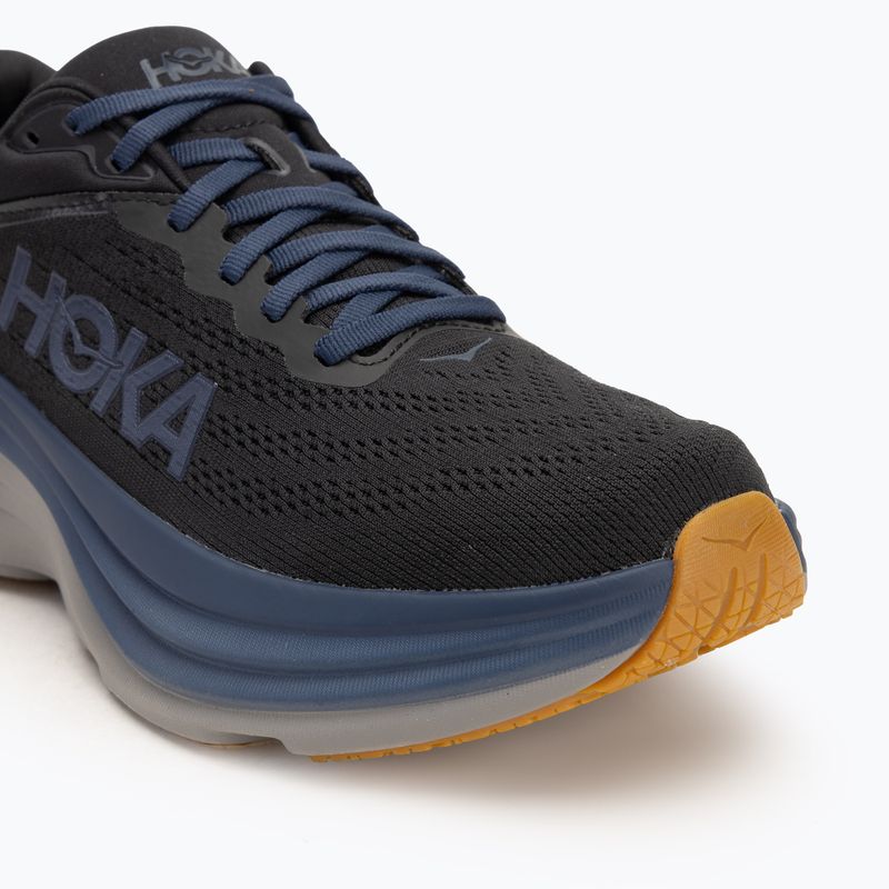 Pánske bežecké topánky  HOKA Bondi 8 black/ironore 7