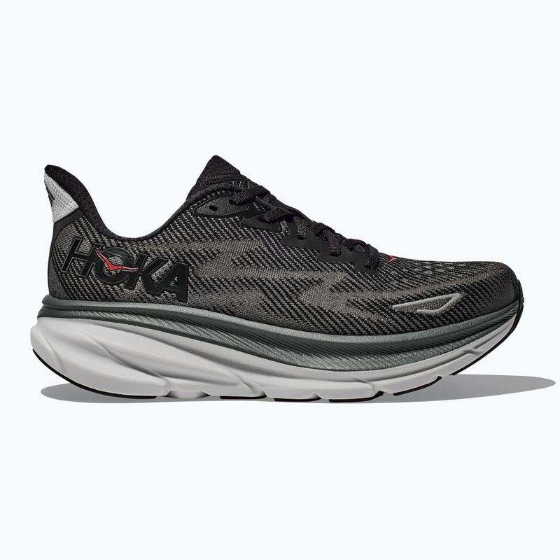 Pánska bežecká obuv HOKA Clifton 9 black/outer orbit 2