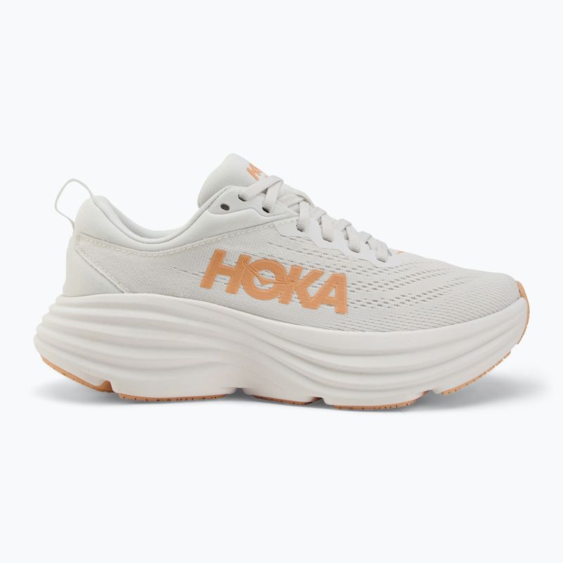 Dámska bežecká obuv HOKA Bondi 8 white/cantaloupe 2