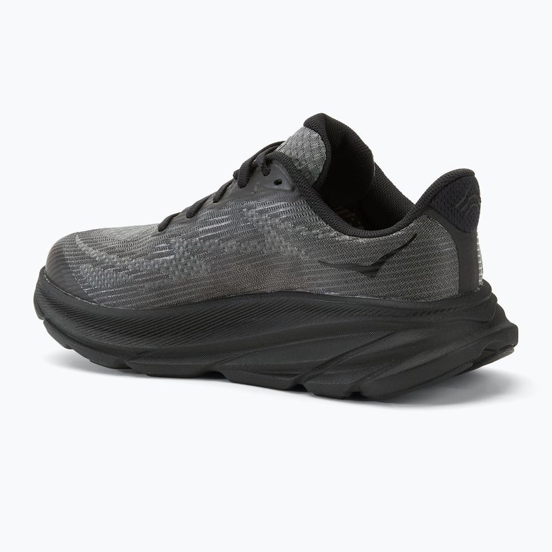 Detská bežecká obuv HOKA Clifton 9 black/carbon black 3