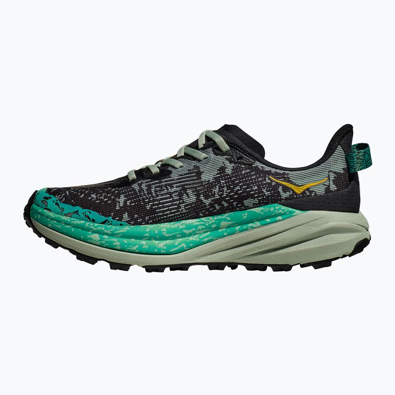 Dámska bežecká obuv HOKA Speedgoat 6 black/aloe vera 8