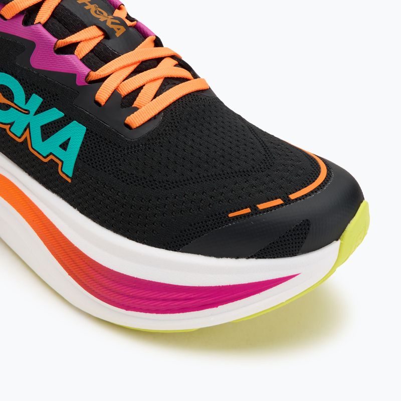 Pánska bežecká obuv HOKA Skyward X black/electric aqua 7