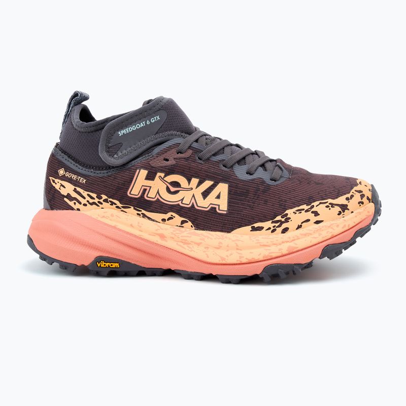 Dámska bežecká obuv Hoka Speedgoat 6 MID GTX galaxy/guava 2