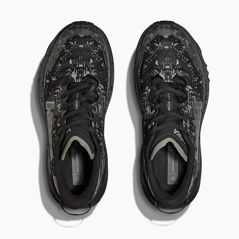 Dámske bežecké topánky HOKA Speedgoat 6 GTX Wide black/alabaster 8