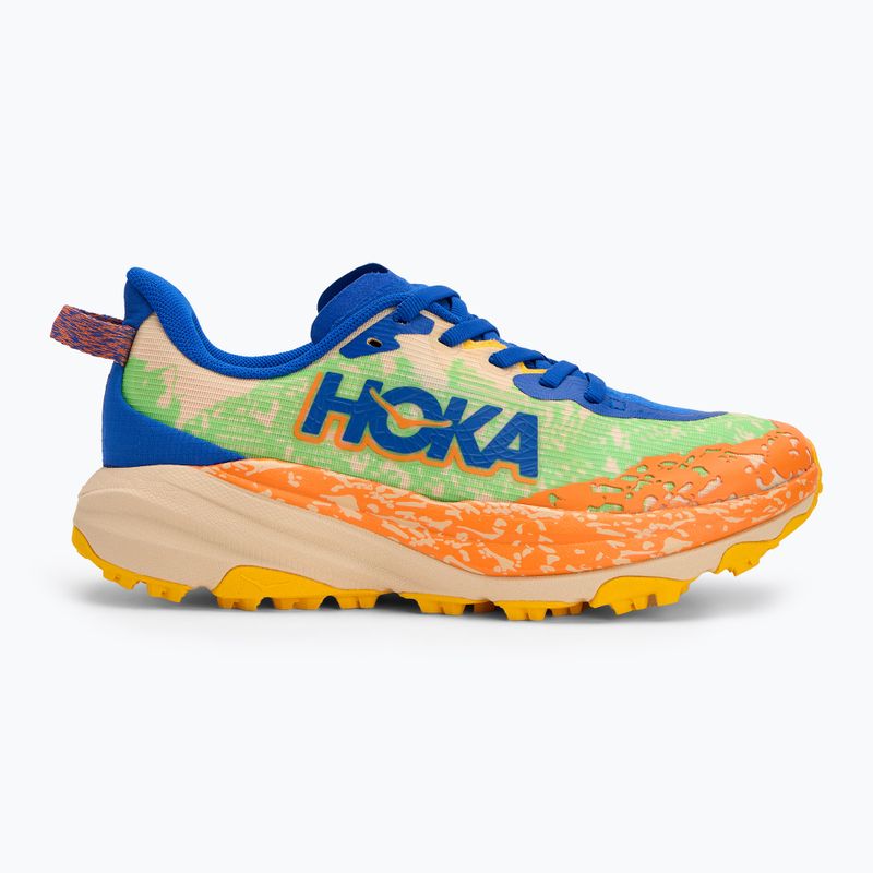 Detská bežecká obuv HOKA Speedgoat 6 ultramarine/electric lime 2