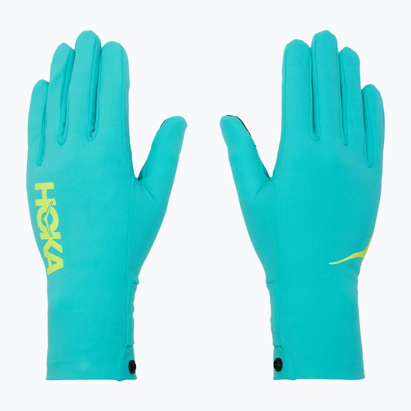 Bežecké rukavice HOKA Airolite Run electric aqua 2