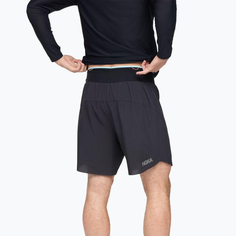 Pánske bežecké šortky HOKA Skyglide black 2