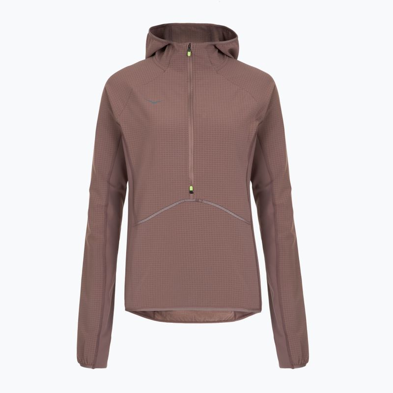 Dámska bežecká mikina HOKA Sky Glow Half Zip smokey quartz 4