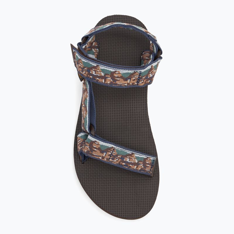 Pánske sandále Teva Original Universal desert mosaic/chocolate brown 5