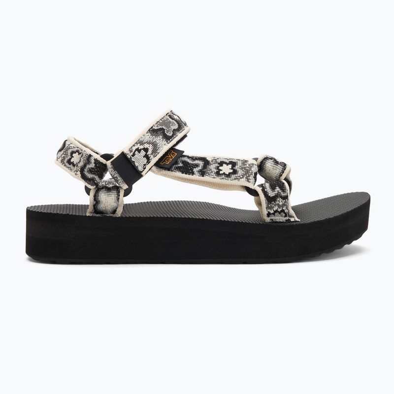 Dámske sandále Teva Midform Universal neon floweral black / white 2