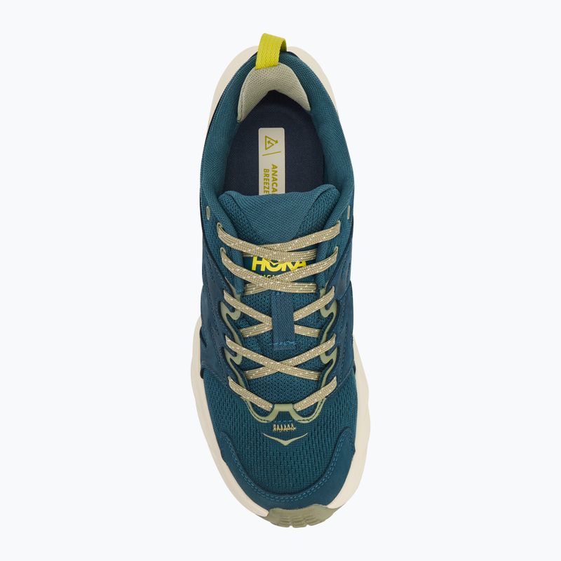 Pánske turistické topánky HOKA Anacapa Breeze Low blue twilight/oat milk 5