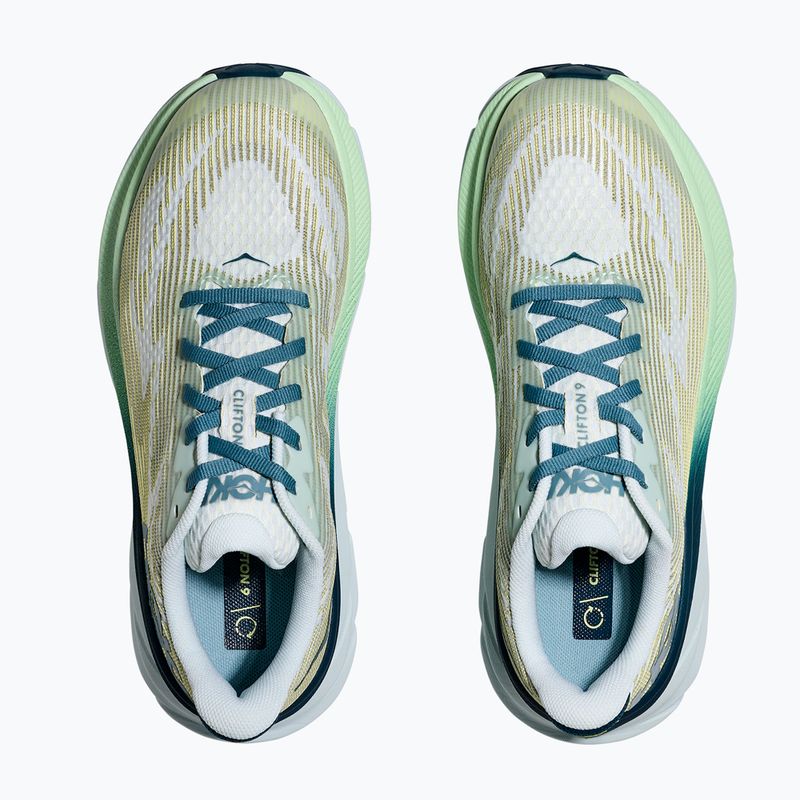 Detská bežecká obuv HOKA Clifton 9 droplet/blue twilight 8