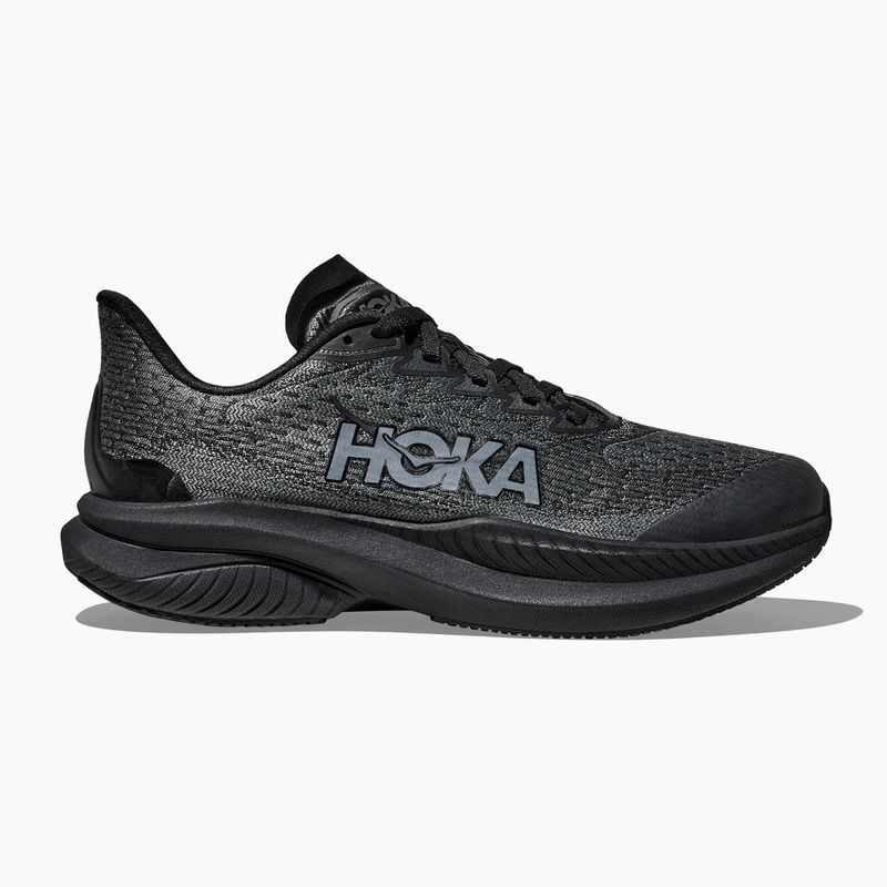 Detská bežecká obuv HOKA Mach 6 black/black 9