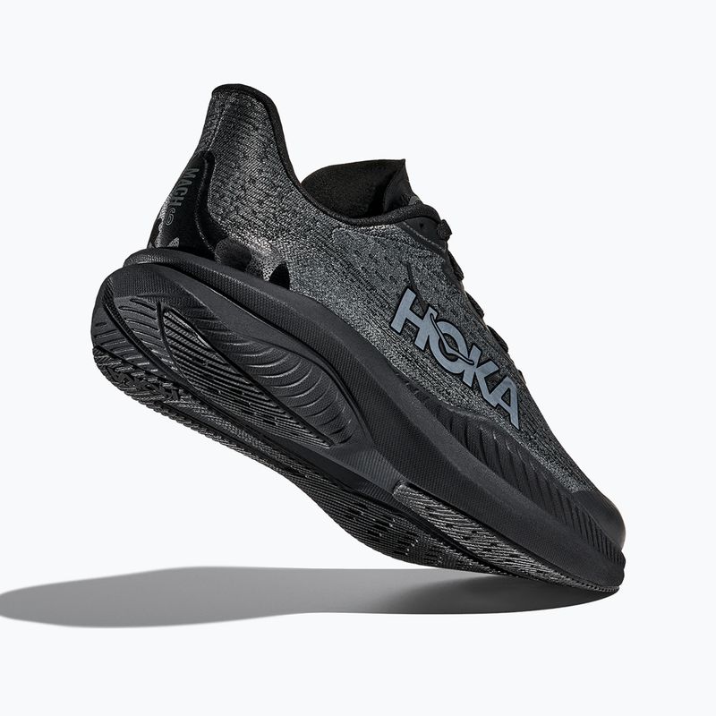 Detská bežecká obuv HOKA Mach 6 black/black 11