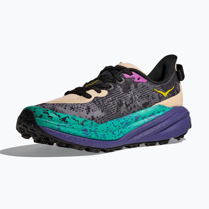 HOKA Speedgoat 6 oatmeal/mountain iris pánska bežecká obuv 4