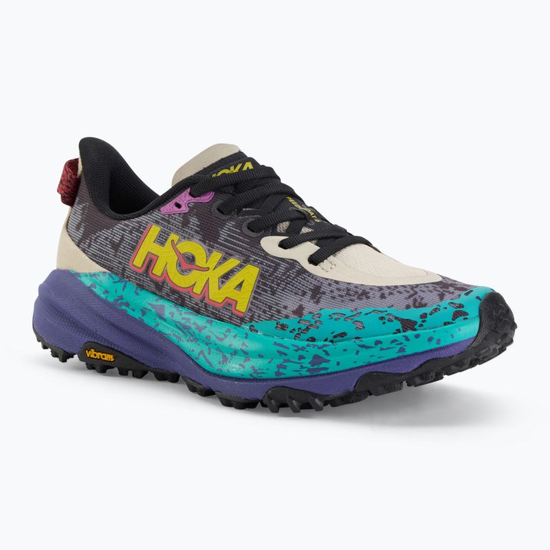 Dámska bežecká obuv HOKA Speedgoat 6 oatmeal/mountain iris