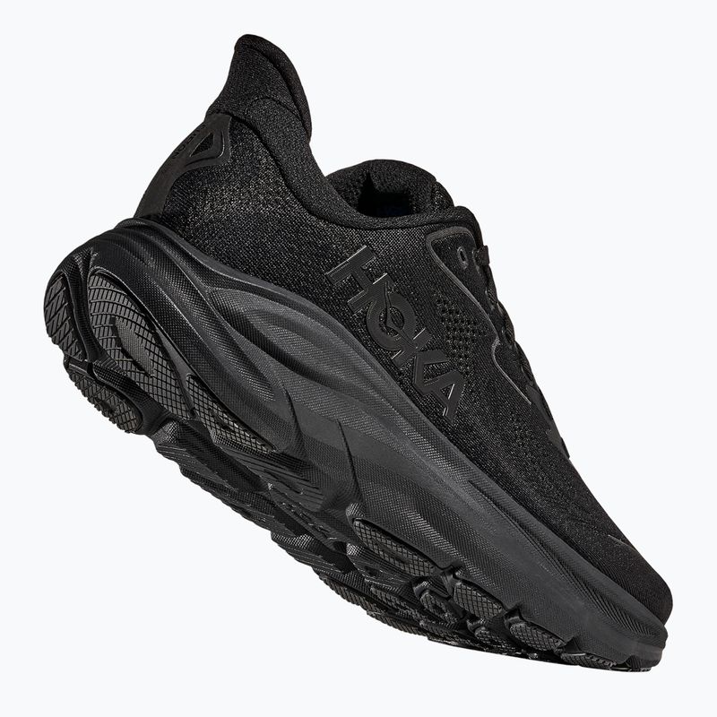 Pánska bežecká obuv HOKA Clifton 10 Wide black/black 4