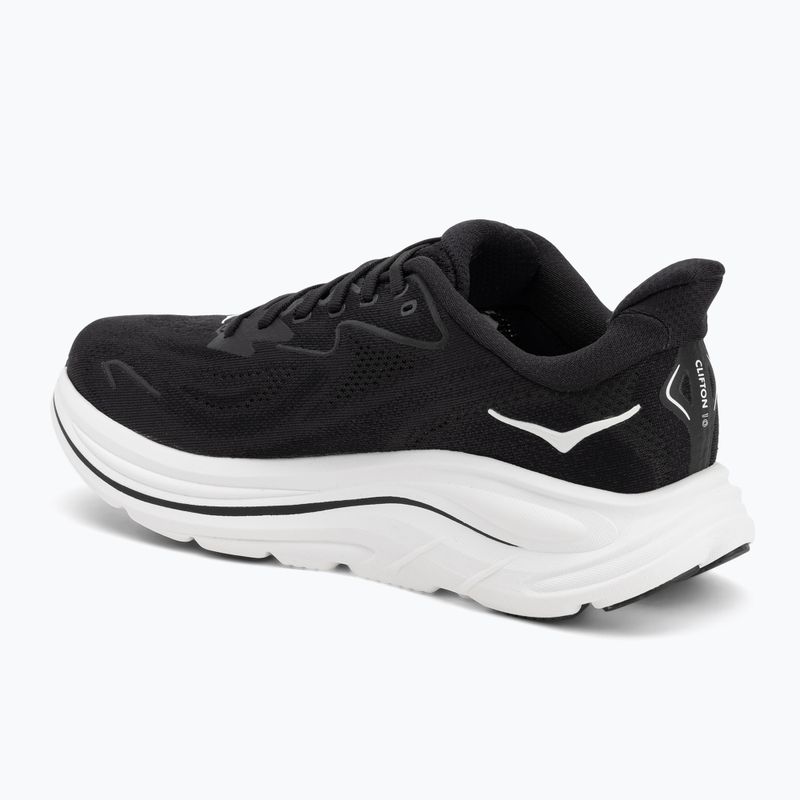 Pánska bežecká obuv HOKA Clifton 10 Wide black/white 3