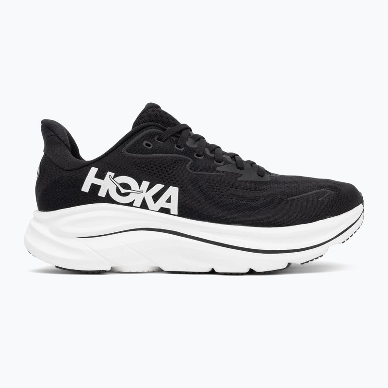 Dámska bežecká obuv HOKA Clifton 10 Wide black/white 2