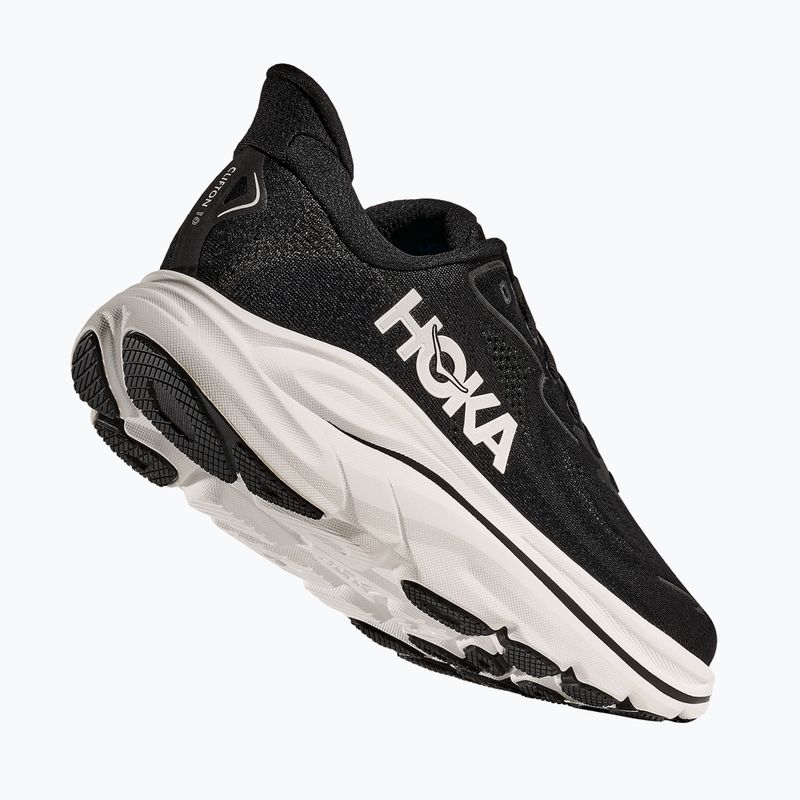Dámska bežecká obuv HOKA Clifton 10 Wide black/white 4